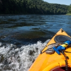 Hitting some more rapids.  It was really hard to take a photo and steer at the same time.  Sorry for the poor photos.